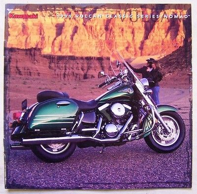 1999 Kawaski Vulcan Classic Series Motorcycle Dealer Sales Brochure 