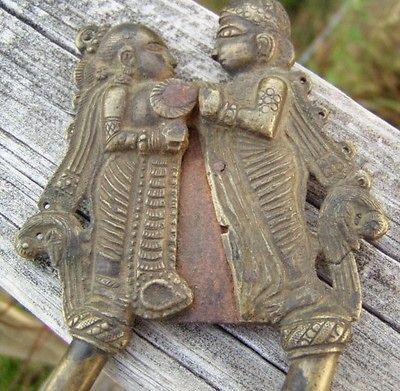   CIGAR CUTTER? Thai Balinese oriental BRASS kissing man woman COOL