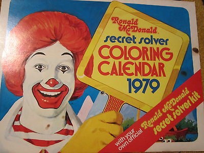 NEW MINT CONDITION MCDONALDS CHARACTER RONALD McDONALD POST CARD 