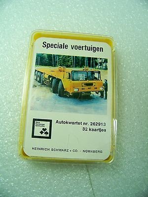 DUTCH CARD GAME GO FISH SPECIAL VEHICLE DUMP TRUCKS, CRANES, ETC. FROM 