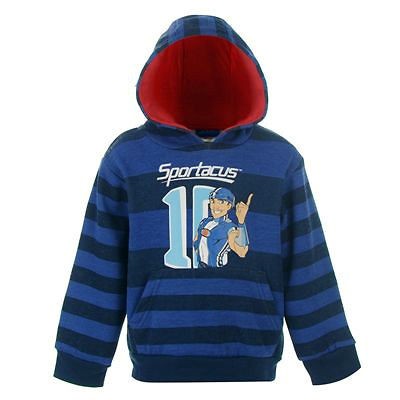 BNWT LAZYTOWN Sportacus Fleece Lined L/S Hoody/Top 2 6y