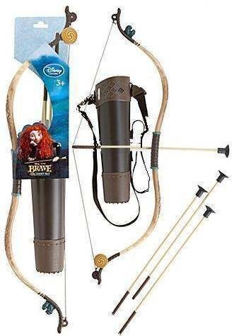 NEW Disney MERIDA BRAVE ARCHERY SET Bow Arrows Quiver Princess Costume 