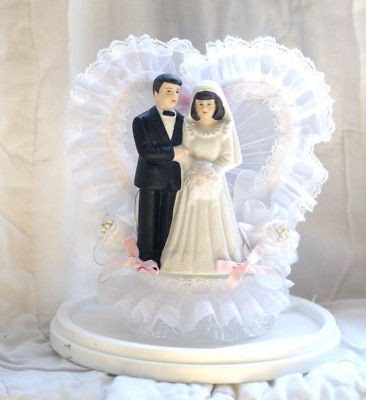 bride and groom cake topper in Cake Toppers