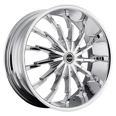   stiletto chrome wheels rims 5x115 century cyclone la crosse regal