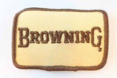 BROWNING PATCH Iron On Shotgun Rifle Gun Belgium Hunting 12 16 20