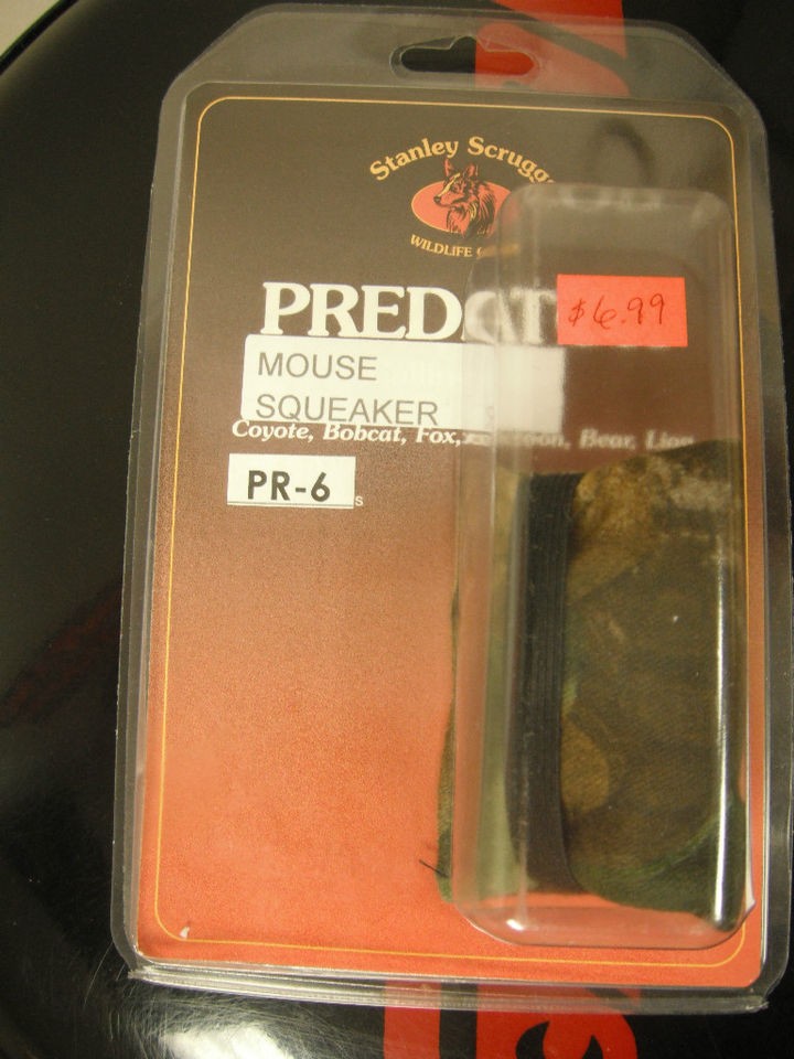 Stanley Scruggs Predator Mouse Squeaker Coyote Bobcat