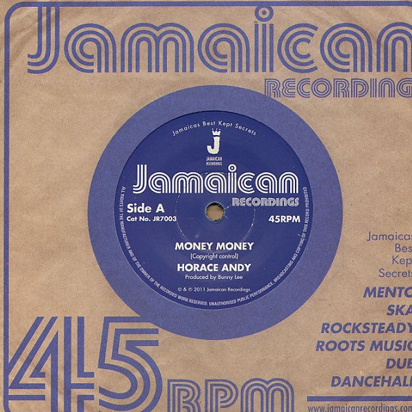 HORACE ANDY Money Money/Version 7 NEW VINYL King Tubby Jamaican