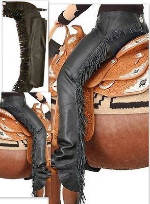   Tough Chap Motorcycle Horse Ride Drive Western Show Chaps BLACK