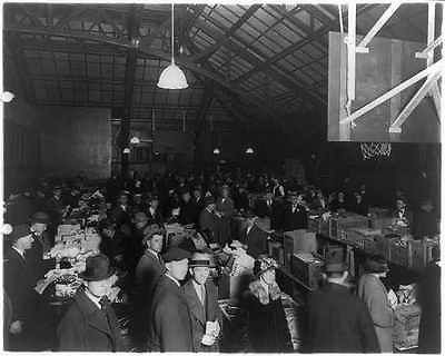 Dead Letter Sale,Post Office,Washington,DC,c1920,crowd of people 