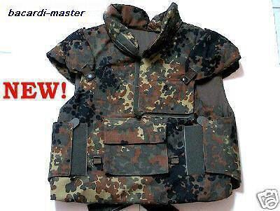 NEW GERMAN ARMY KEVLAR ARMOR BULLET PROOF VEST L XL GL rare size