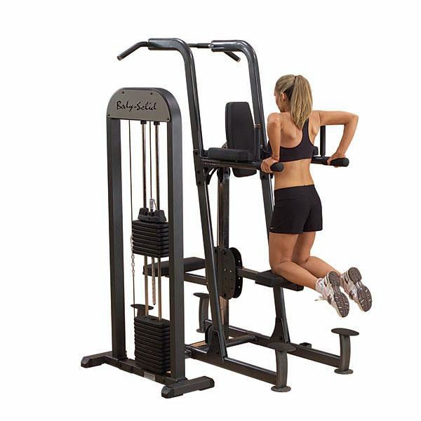 NEW Body Solid Fusion Weight Assisted Pull Up / Dip Machine Power 