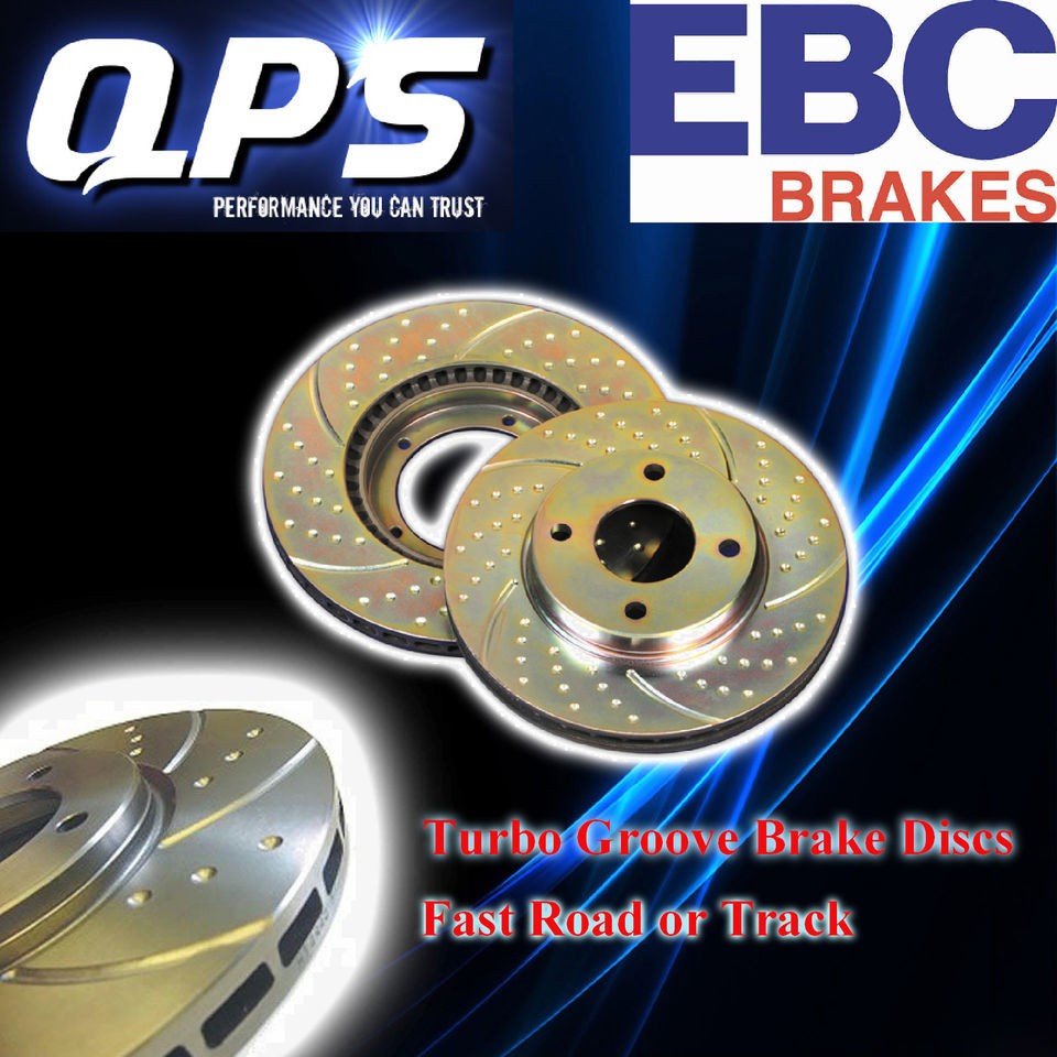 EBC Turbo Groove Front Brake Discs for Chevrolet Corvette 5.7, 69  82