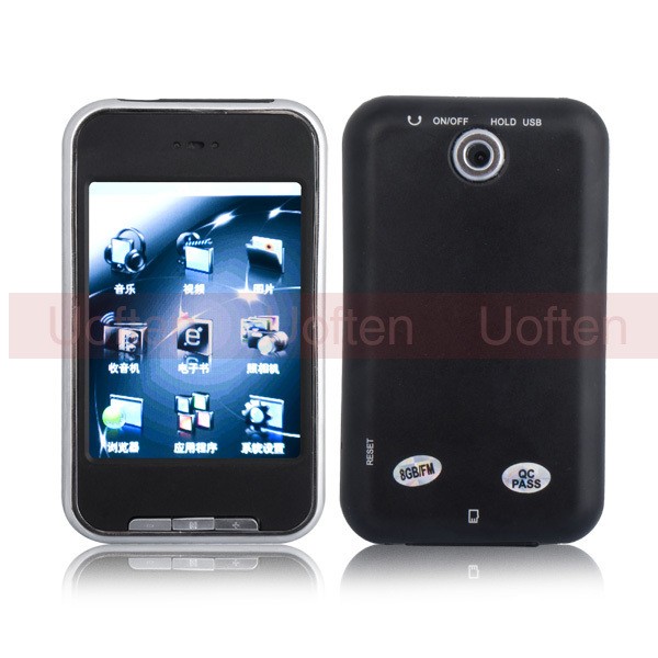 Touch Screen 1.3M Camera 8GB Mini DV FM  MP4 Vedio Player