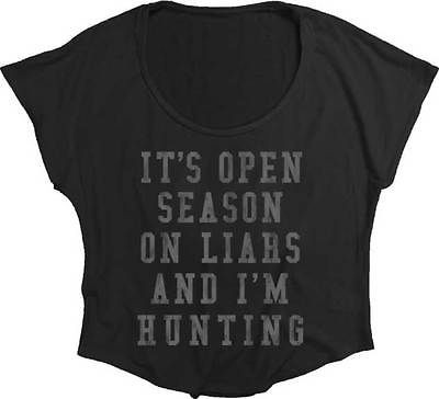 PRETTY LITTLE LIARS OPEN SEASON JUNIOR DOLMAN T SHIRT XS SM MED LG 