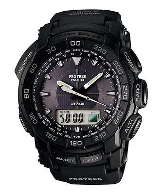 LATEST (NEW RELEASE) Casio PROTREK SOLAR TRIPLE SENSOR 330ft WR PRG550 