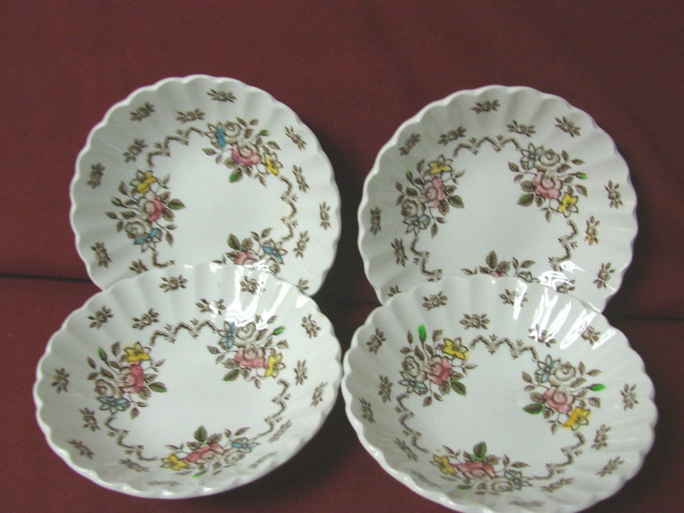   , China Dinnerware England Ironstone, Chatsworth set 4 Fruit Bowl