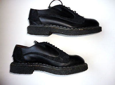 FREE & FAST SHIPPING UNIQUE JOHN FLUEVOG Black OXFORDS LOAFERS Mens 