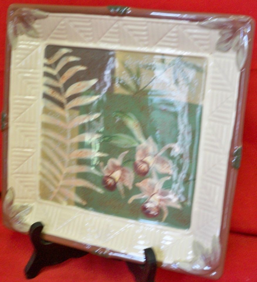 Certified Intl Corp Pamela Gladding Rainforest Plate EC