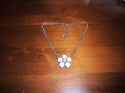 Sabika Vintage Bejeweled Daisy Necklace Retail Spring 2012 ~ New Sold 