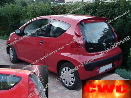 PEUGEOT 107 ROOF SPOILER  PROMOTION 