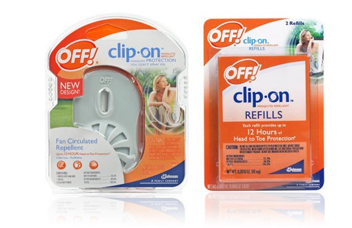   On Fan Circulated Repellent Insect Mosquito + BONUS 2 NEW REFILLS