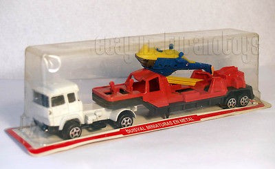 GUISVAL Truck with Trailer and Helicopter NEW IN PACKAGE Made in Spain 