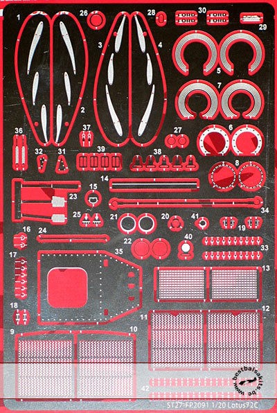 STUDIO27 PE DETAIL SET for EBBRO LOTUS 72C