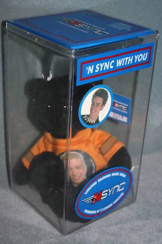 NSYNC Justin Timberlake Limited Edition Rare Bear   NEW