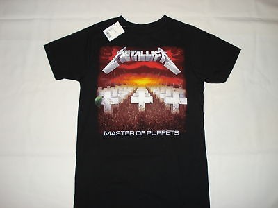 METALLICA MASTER OF PUPPETS BLACK VTG NEW T SHIRT 2XL METAL ROCK BAND