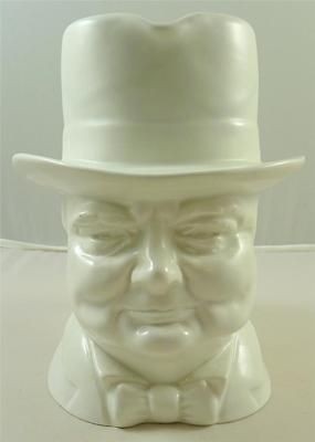 Wilton Pottery Blanc De Chine SIR WINSTON CHURCHILL Large Character 