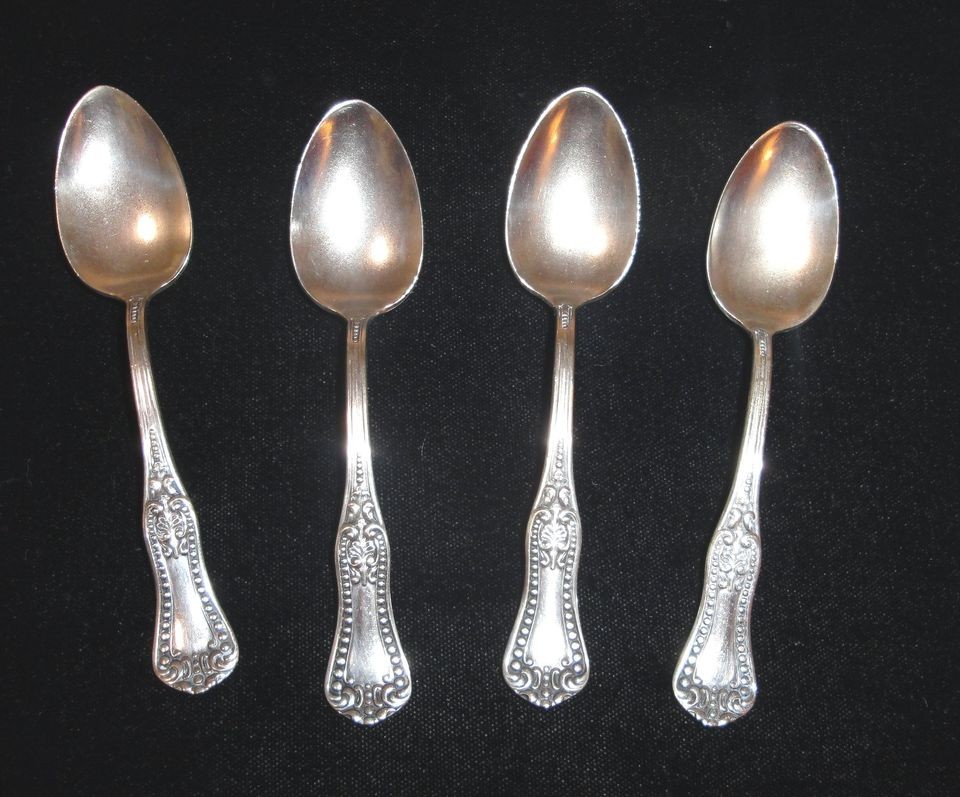 Vtg Forbes Silver Co Teaspoons, Clovis Pattern   Beautiful