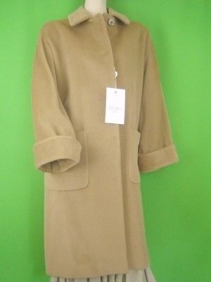 CINZIA ROCCA Beige Lana Wool NEW Coat 6 ITALY