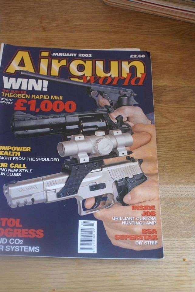 Airgun World Jan 2002 Pistol Progress Air & CO2 Power Systems