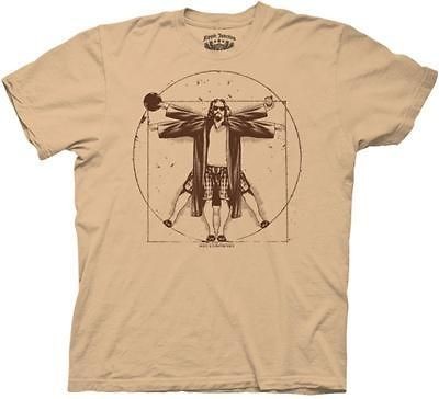 THE BIG LEBOWSKI vitruvian T SHIRT NEW S M L XL XXL