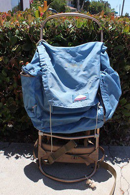 JANSPORT Vintage Large Frame Backpack Hiking Camping Mountain Climbing