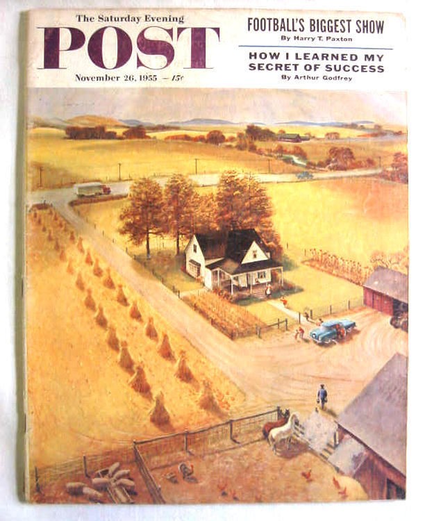 1955 November 26 S/E POST Magazine   Al Plueger   Kentucky Long Rifle