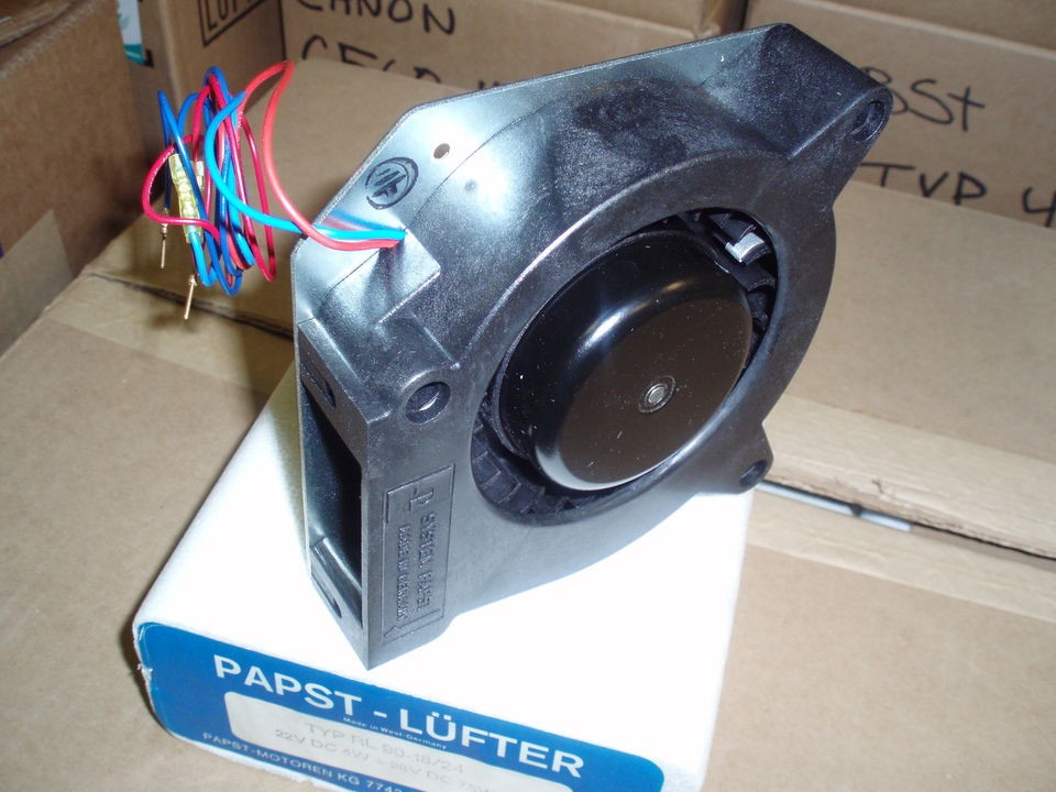 PAPST LUFTER FAN BLOWER #RL90 18/24 22 28VDC 7.5WATTS NEW