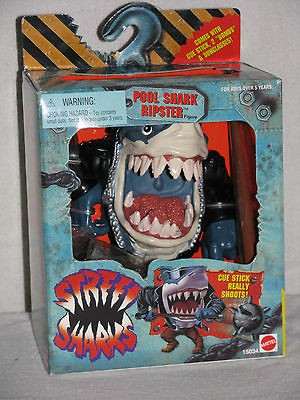 Street Sharks Mattel POOL SHARK RIPSTER figure MIMB unopened