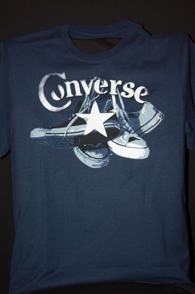 Converse Mens Tee Shirt NWT All Star Great Sneaker Design by Chuck 