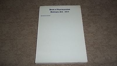 VINTAGE US CONGRESS HOUSE of REPRESENTATIVE​S UNUSED NOTEPAD