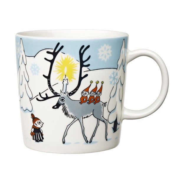 Arabia Moomin Mug Winter Forest 2012