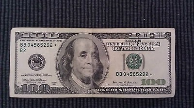 Collectable 1999 $100 US ★STAR★ FEDERAL RESERVE CURRENCY NOTE 