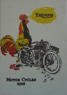 Replica Sales Brochure for the 1928 range of Triumph Motor Cycles