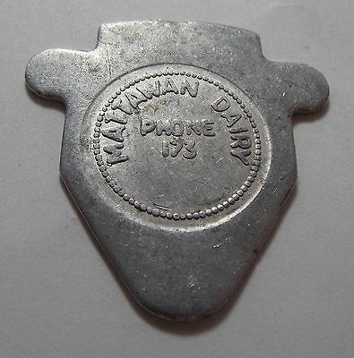 Vintage Mattawan Dairy   Good For 1 Pint Milk Token