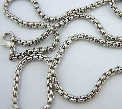 Silver Plated 30 Jewelry Chain Cuban Link Necklace R5G3C103SC