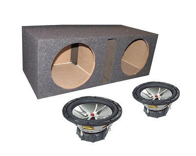 KICKER CVR124 COMPVR 12 1600W Car Audio Subwoofers + Dual 12 