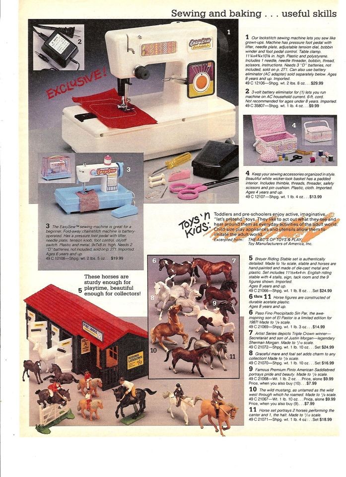 80s Vintage Breyer Horses Stable Set Catalog Ad~Precipitado Sin Par 