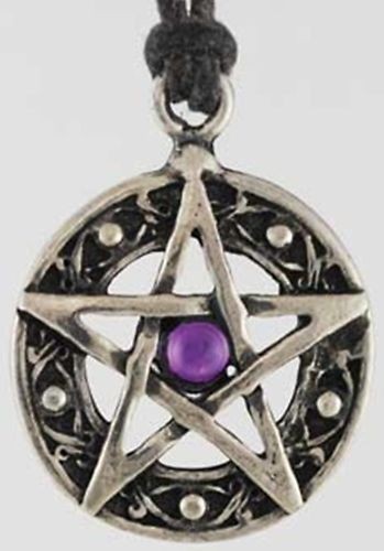 Charged Protection Amulet Pendant with Pentacle