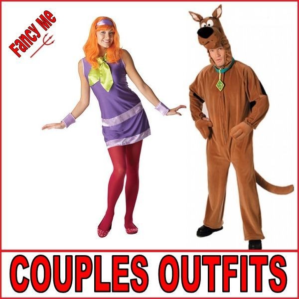   Dress Mens Scooby Doo & Ladies Daphne Fancy Dress Costumes Outfits