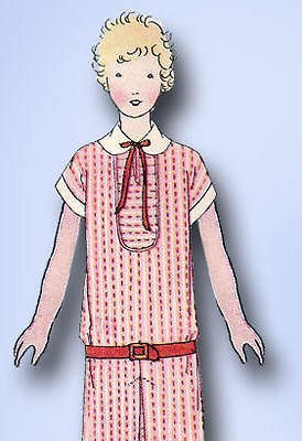 1920s ORIGINAL Darlin Junior Flapper Dress Pattern Cute Style 